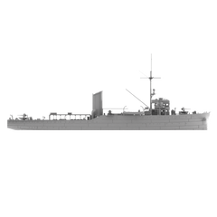 RHWS018 Germany R-1 Class Submarine Chaser Drache Water line