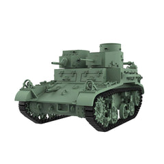 Detail view of SSMODEL 502D Finished Painted Military Model Kit US M2A2 Light Tank Model