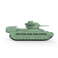 Detail view of SSMODEL 570 Military Model Kit Matilda Hedgehog Infantry Tank Model