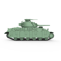 Detail view of SSMODEL 802D Finished Painted 15mm WarGaming Military Model Kit US T14 Heavy Tank Model