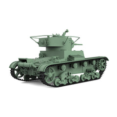 Detail view of SSMODEL 597 Military Armoured Model Kit Soviet T-26 Light Tank Model
