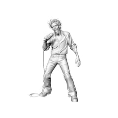 Detail view of MRY-SFW LYGR304 3D Printed Vintage Style Zombie Miniatures, Retro Themed Undead Figures for Tabletop Wargames & Dioramas Model