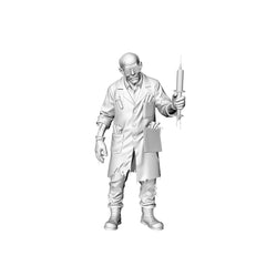 Detail view of MRY-SFW LYGR307 3D Printed Bio-Mutant Zombie Miniatures, Post-Apocalyptic Experiment Undead Figures for Tabletop Games & Dioramas Model