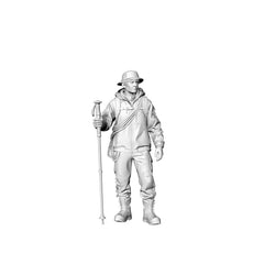 Detail view of MRY-SFW LYGR325 3D Printed Post-Apocalyptic Outdoor Adventure Survivors Set Wargame Miniatures Model