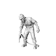 Detail view of MRY-SFW LYGR312 3D Printed Gas Station & Mechanic Zombies Set ¡§C Attendant, Technician, Tire Worker, Car Wash, Storekeeper Model Kit Model