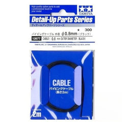 TAMIYA Cable Outer Diameter 0.8mmBlack TAM12677 Plastic Accessories Car