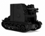 SSMODEL 1/72 1/144 Multi Scale Sturmpanzer I Bison Ausf.B Tank MODEL kit TSS1358