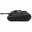 SSMODEL 1/72 1/144 Multi Scale ISU-152BM ISU-152-1 Tank Resin MODEL kit TSS0030