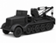 SSMODEL 1/72 1/144 Multi Scale Sd.Kfz.9/1 Crane vehicle Crewmen MODEL TSS1103