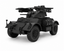 SSMODEL 1/72 1/144Multi Scale Staghound Tulip RL Armored Car UK US MODEL TSS1346