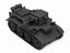 SSMODEL 1/72 1/144 Multi Scale Light Mk VII A17 -Tetrarch Tank MODEL TSS1387