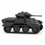SSMODEL 1/72 1/144 A25 Mk VIII British Light Tank WWII Resin Model Kit TSS1289