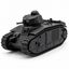 SSMODEL 1/72 1/144 WWII French Char B1 bis Heavy Tank Resin Model Kit TSS1248