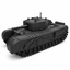 SSMODEL 1/72 1/144 Churchill MK III UK WW2 Resin MODEL KIT TSS0796