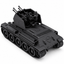 SSMODEL 1/72 1/144 WW2 Flakpanzer T-34r 2cm Flakvierling AA Resin Model TSS1242