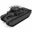 SSMODEL 1/72 1/144 Multi Scale T-35 Tank Resin MODEL KIT TSS0521