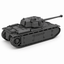 SSMODEL 1/72 1/144 FCM F44 French fictional superheavy tank MODEL kit TSS0472