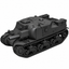 SSMODEL 1/72 1/144 Multi Scale SU-122i Tank Resin Model Kit TSS0527
