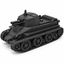 SSMODEL 1/72 1/144 Multi Scale D-38 Soviet experimental light tank Model TSS0159