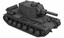 SSMODEL 1/72 1/144 Multi Scale Pz.Kpfw. KW II 754 (r) Tank MODEL kit TSS0136