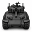 SSMODEL1/72 1/144 Multi Scale M51 Sherman Medium Tank Resin MODEL KIT TSS0240
