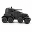 SSMODEL 1/72 1/144 WWII Soviet BA-10 Armored Car 45mm Resin Model Kit TSS1211