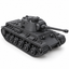 SSMODEL 1/72 1/144 Multi Scale Pz.Kpfw. KW I 756 (r) Tank MODEL kit TSS0106