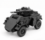 SSMODEL 1/32 1/35 1/48 1/64 WWII Armored Car Mk.II Resin Model Kit TSS1256