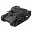 SSMODEL 1/72 1/144 Multi Scale PzKpfw 740r German fictional light Model TSS0051