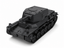 SSMODEL 1/72 1/144 Multi Scale Type 3 Chi-Nu Medium Tank Resin MODEL kit TSS1393