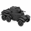SSMODEL 1/72 1/144 Multi Scale BA-BT Soviet fictional armored Model Kit TSS0094