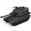 SSMODEL 1/72 1/144 Multi Scale T-72 GCT 155 French/Indian Tank MODEL kit TSS0353