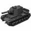 SSMODEL 1/72 1/144 Multi Scale Pz.Kpfw. KW II 754 r tank Resin Model Kit TSS0179