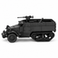 SSMODEL 1/72 1/144 M4 Half-track Mortar Carrier US Resin MODEL KIT TSS1506