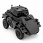 SSMODEL 1/32 1/35 1/48 1/64 WWII UK Armored Car Mk.IV Resin Model Kit TSS1255