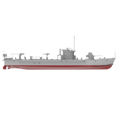 RHWS026S Military Model Kit Full Hull USSR Project 194 ARMORED GUN BOATS