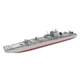 RHWS002S German D1 Class Naval Ferry Barges Full Hull