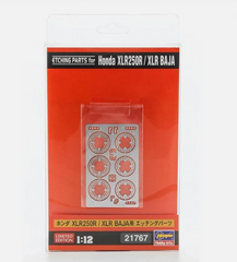 Hasegawa 1/12 Scale Etching Parts for Honda XLR250R/XLR BAJA Plastic Model Kit (
