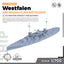 SSMODEL 519 Military Warship Model Kit SMS Nassau Class Westfalen Battelship