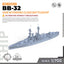 SSMODEL 522 Military Warship Model Kit US Navy Wyoming class Battleship BB-32