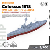 SSMODEL 528S Military Warship Model Kit HMS Colossus Battleship 1918