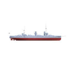 SSMODEL 530S Military Warship Model Kit Soviet Navy Maria Queen Battleship 1916