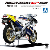Aoshima AO-06691 1/12 Model Sport Bike Kit Honda NSR250R SP Custom MC18 1988