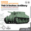 SSMODEL 500D Finished Painted Military Model Kit US T40 3-inches Artillery Tank Destroyer