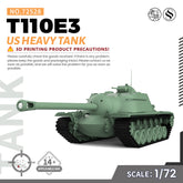 SSMODEL 528 Military Armoured Model Kit US T110E3 Heavy Tank