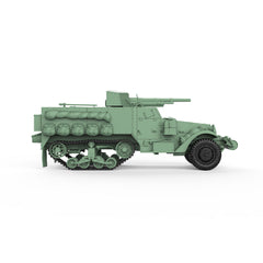 SSMODEL 551 Military Armoured Model Kit US M3 Multiple Gun Motor Carriage