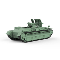 SSMODEL 554 Military Armoured Model Kit British BIRCH Self-Propelled Artillery