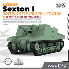 SSMODEL 559 Military Model Kit British Sexton I Self-Propelled Gun