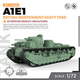 SSMODEL 568 Military Armoured Model Kit British A1E1 Independent Heavy Tank