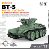 SSMODEL 592 Military Armoured Model Kit Soviet BT-5 Light Tank
